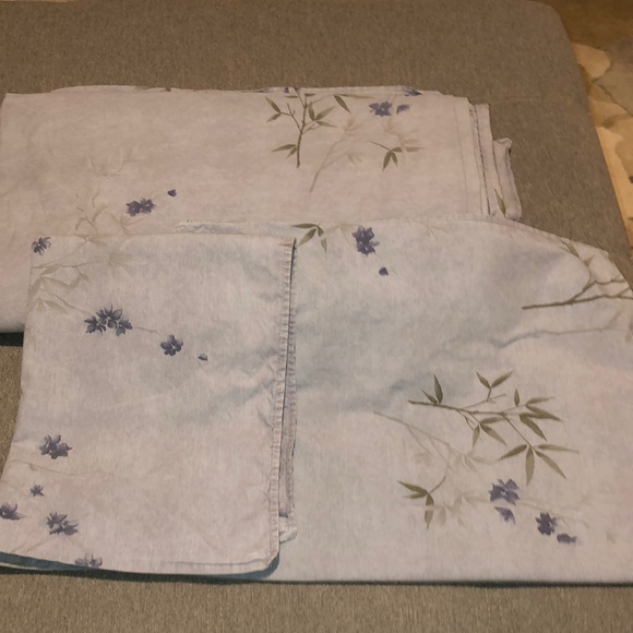 Calvin Klein Bedding Calvin Klein Bamboo Flowers Queen Duvet Wshams Poshmark